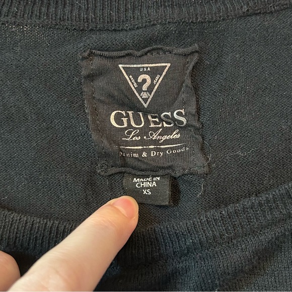 Guess black chain top - Picture 11 of 11